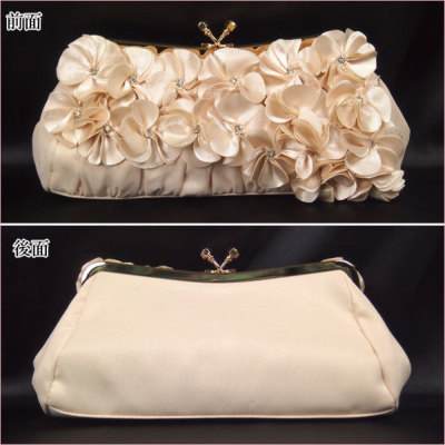 フラワーモチーフバッグ パーティーバッグ レンタルドレスパティドレ