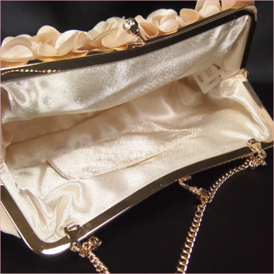 フラワーモチーフバッグ パーティーバッグ レンタルドレスパティドレ